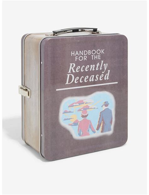 beetlejuice handbook for the recently deceased metal lunch box|Beetlejuice Handbook For The Recently Deceased Metal Lunch .